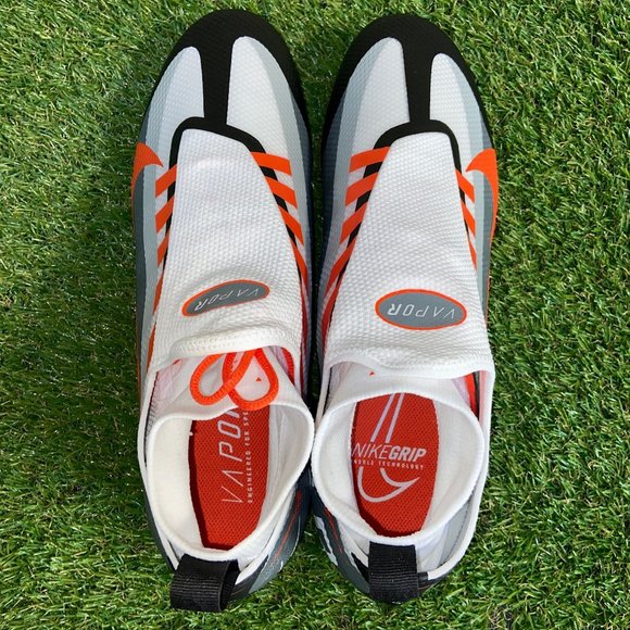 Nike Vapor Edge Pro 360 Football Cleats DV0778-004 Orange White Men’s Size 13 main image 10